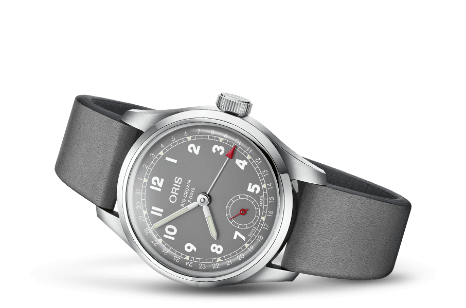 ORIS BIG CROWN Мужские швейцарские часы, автоматический механизм, сталь, 38 мм